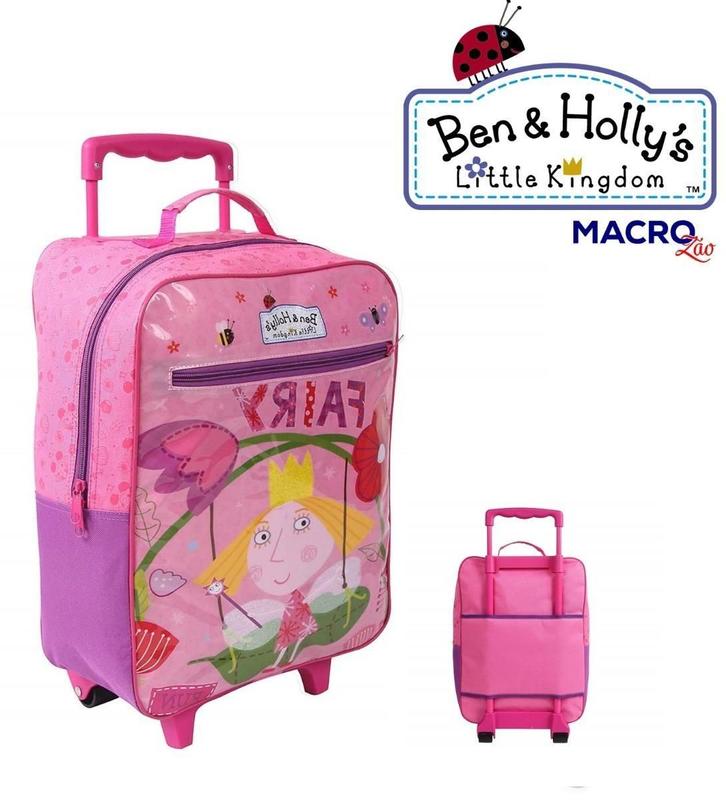 Mochila Rodinha Ben E Holly'S 10952 Rosa Viagem/Escola - Dermiwil